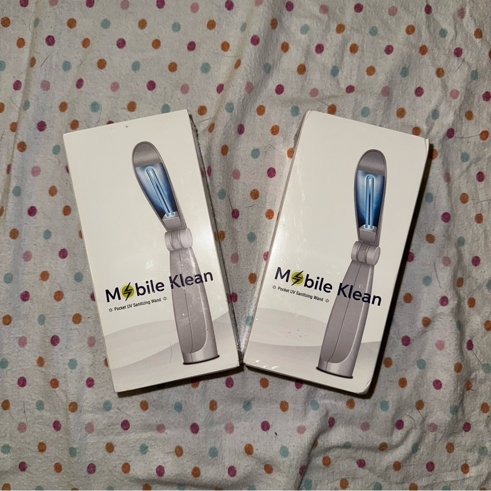 Set of 2 Mobile Klean Pocket UV Sanitizing Wands - Brand New - Compact